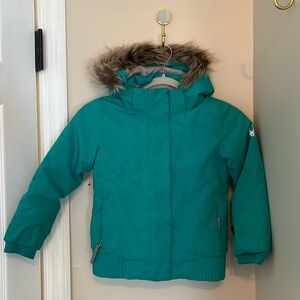 Spyder ski jacket with powder skirt